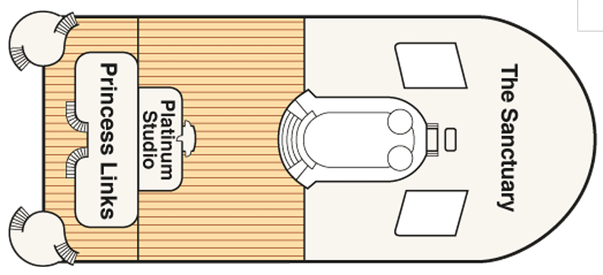 Deckplan Deck 18 - Sky – Caribbean Princess