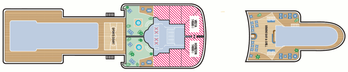 Deckplan Deck 14 – Norwegian Dawn