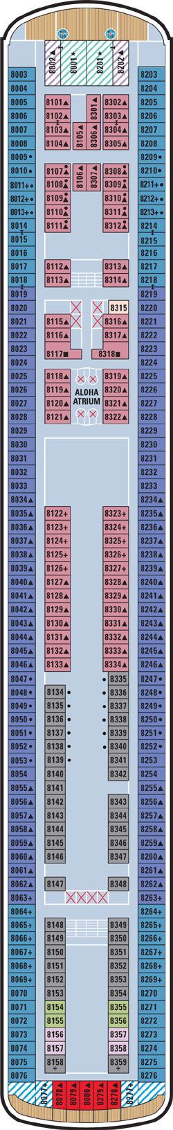 Deckplan Viking Deck – Norwegian Sky
