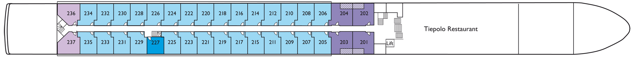 Deckplan Rialto – Lady Diletta