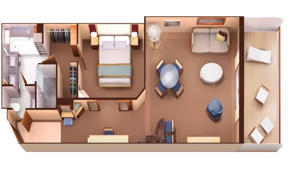 Penthouse Spa Suite Grundriss