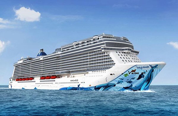 Norwegian Bliss – Konzeptbild der Norwegian Bliss vom Kuenstler Wyland