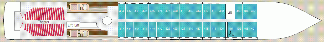 Deckplan Deck 4 – Soléal