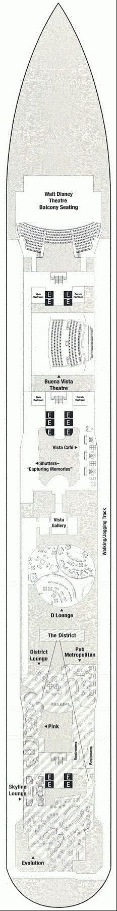 Deckplan Deck 4 – Disney Fantasy