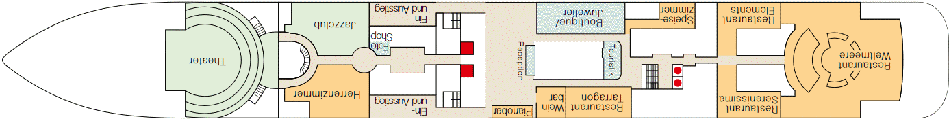 Deckplan Deck 4 – MS Europa 2