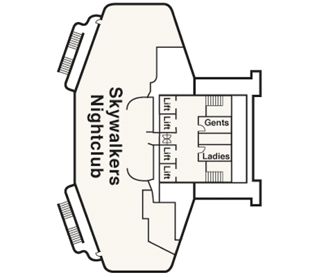 Deckplan Deck 18/19 Sky/Star – Ruby Princess