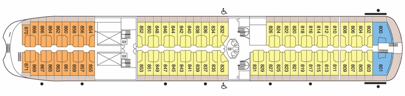 Deckplan Deck 8 – Seven Seas Navigator