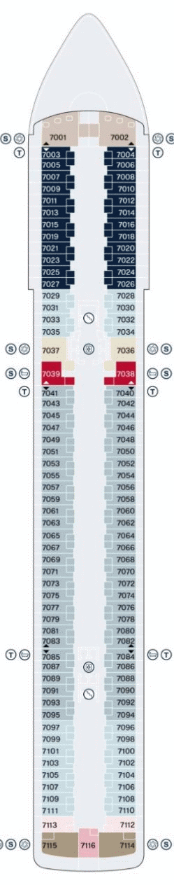 Deckplan Deck 7 – Explora I