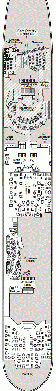 Deckplan Deck 3 – Disney Magic