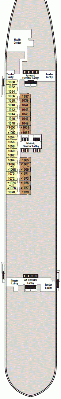 Deckplan Deck 1 – Disney Magic