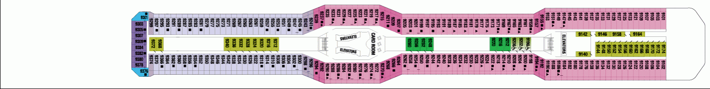 Deckplan Promenade-Deck – Celebrity Reflection