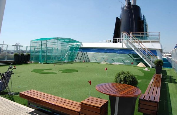 Teil des Golfclubs