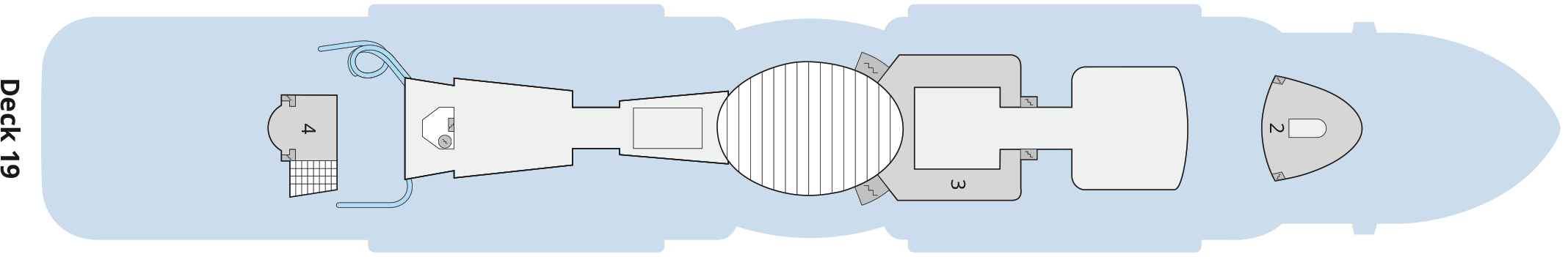 Deckplan Deck 19 – AIDAcosma