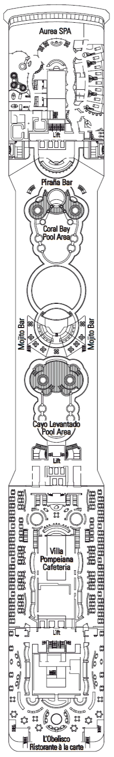 Deckplan Foscolo – MSC Poesia