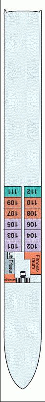 Deckplan Hauptdeck – Amadeus Brilliant