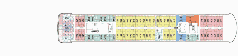 Deckplan Deck 9 – Seven Seas Voyager