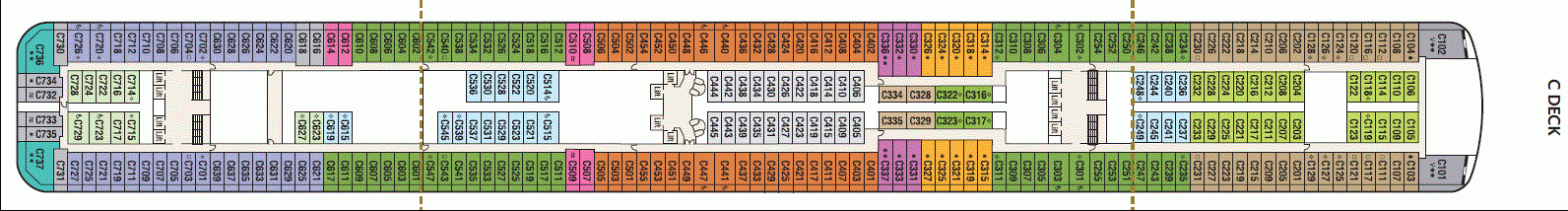 Deckplan C Deck – Britannia