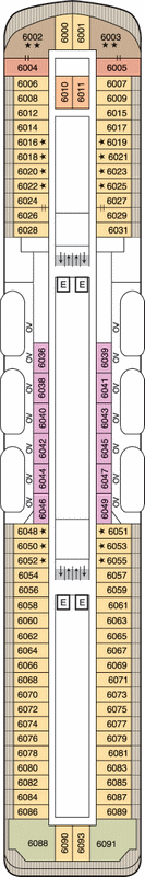 Deckplan Deck 6 – Nautica