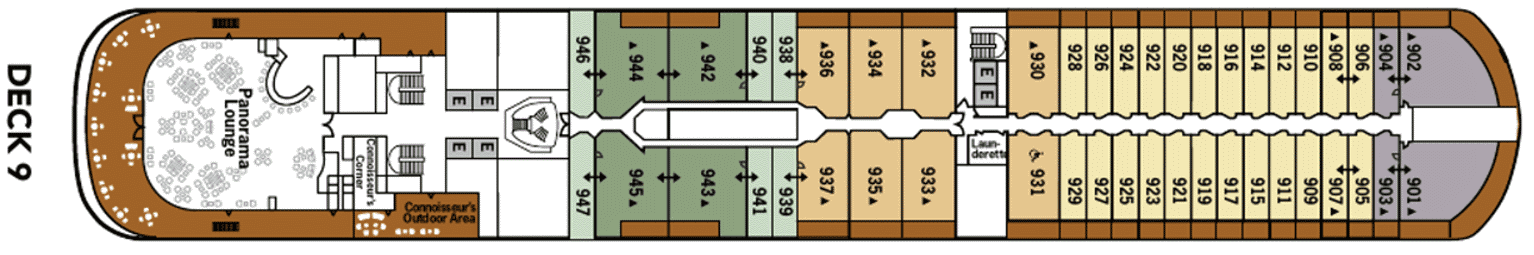 Deckplan Deck 9 – Silver Dawn