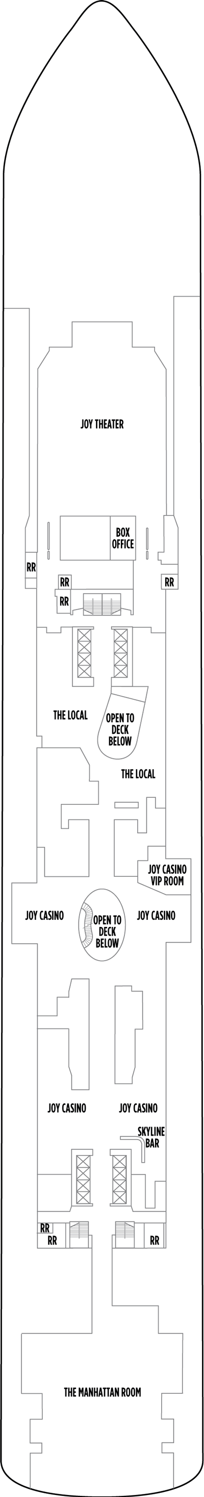 Deckplan Deck 7 – Norwegian Joy
