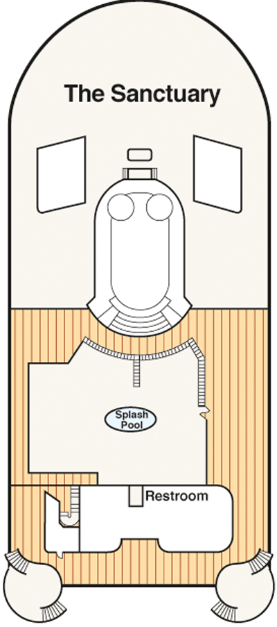 Deckplan Deck 16 Sports – Grand Princess