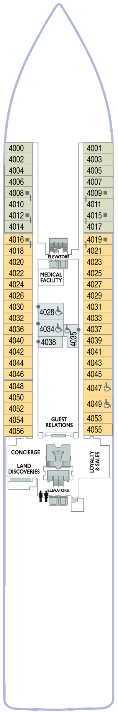 Deckplan Deck 4 – Azamara Journey