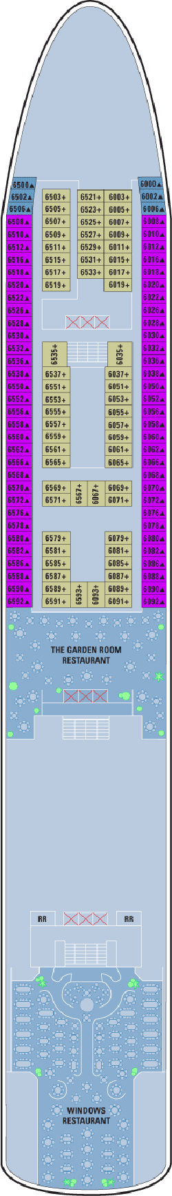 Deckplan Deck 06 – Norwegian Spirit