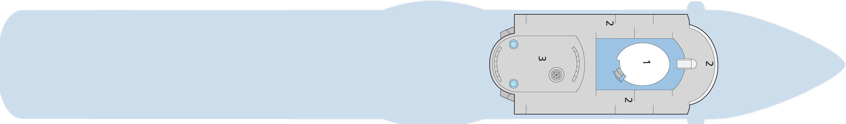 Deckplan Deck 15 – AIDAmar