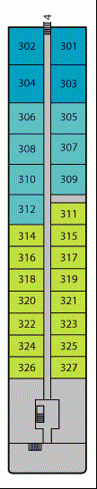 Deckplan Deck 3 – A-Rosa Flora