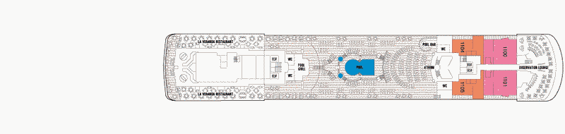 Deckplan Deck 11 – Seven Seas Voyager