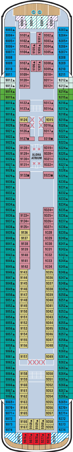 Deckplan Fjord Deck – Norwegian Sky