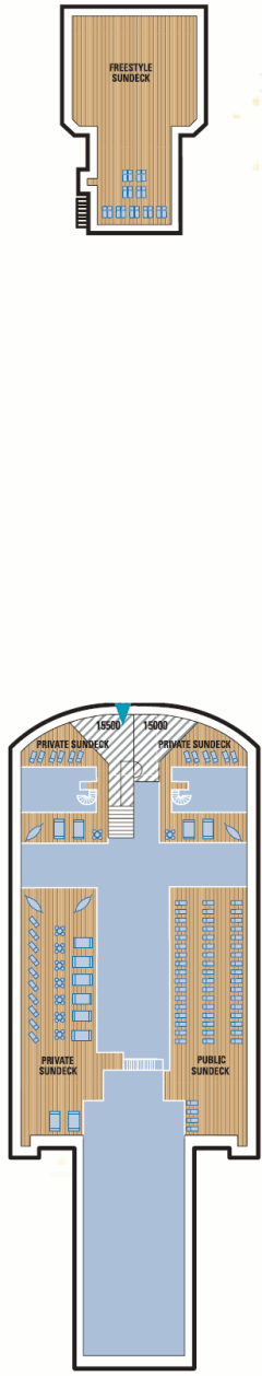Deckplan Deck 15 – Norwegian Pearl