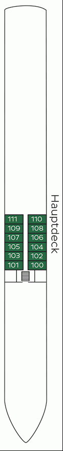 Deckplan Hauptdeck – Seine Comtesse