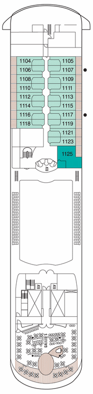 Deckplan Deck 11 – Seven Seas Navigator