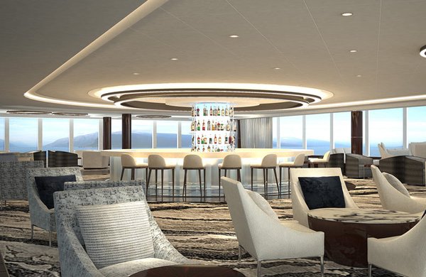 Observation Lounge mit einem traumhaften Ausblick