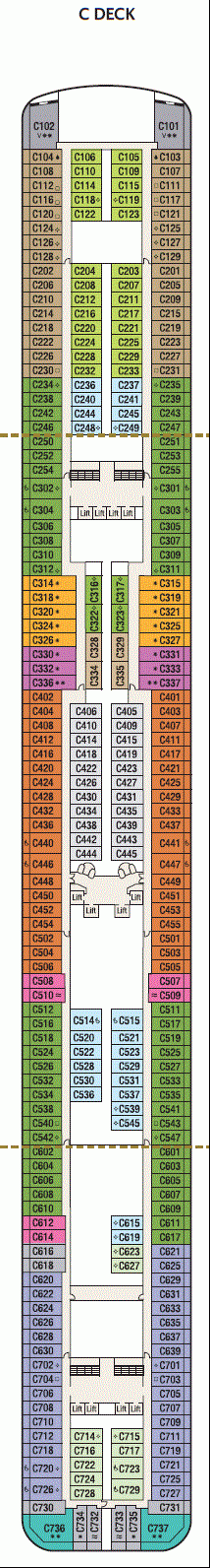 Deckplan C Deck – Britannia