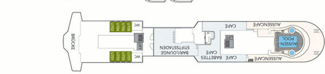 Deckplan Deck 6 – Midnatsol