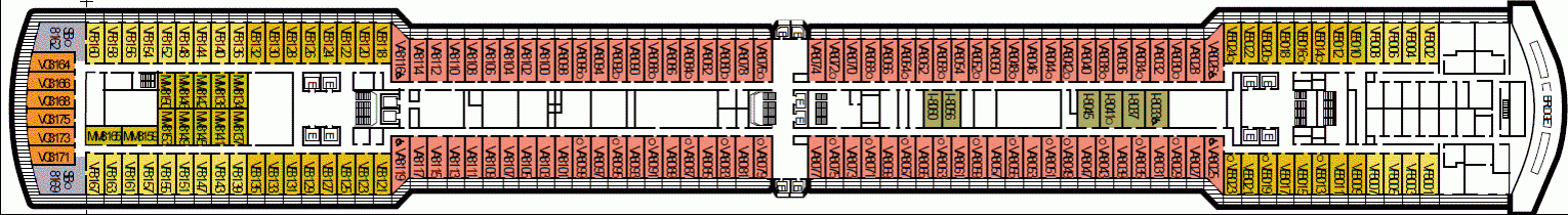 Deckplan Deck 8 - Navigation Deck – Seven Seas Explorer