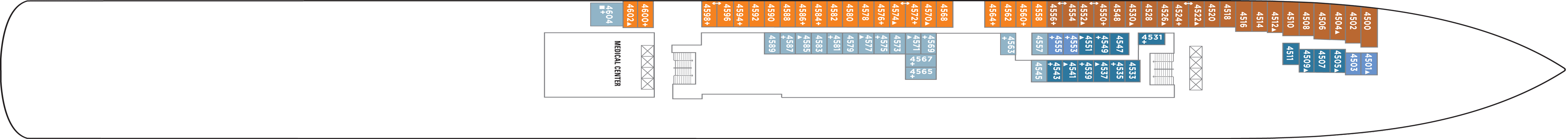 Deckplan Deck 04 – Norwegian Jade