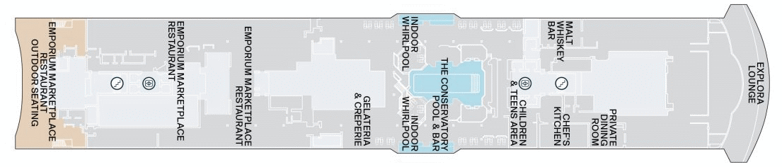 Deckplan Deck 11 – Explora I