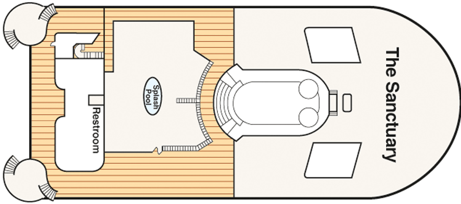 Deckplan Deck 16 Sports – Grand Princess
