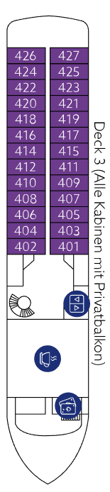 Deckplan Deck 3 – Omar El Khayam