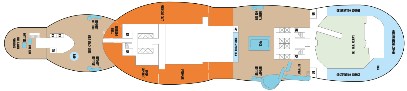Deckplan Deck 17 – Norwegian Viva