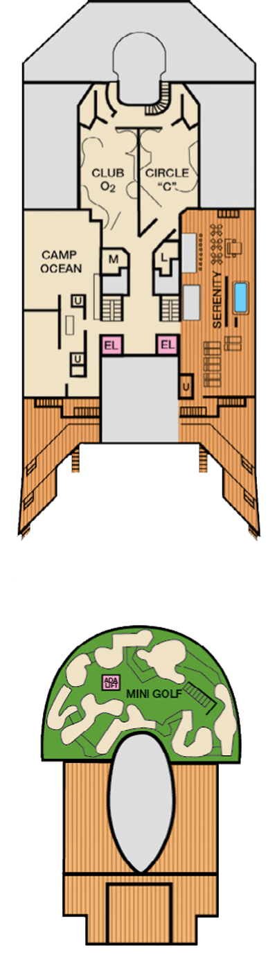 Deckplan Deck 12 – Carnival Radiance