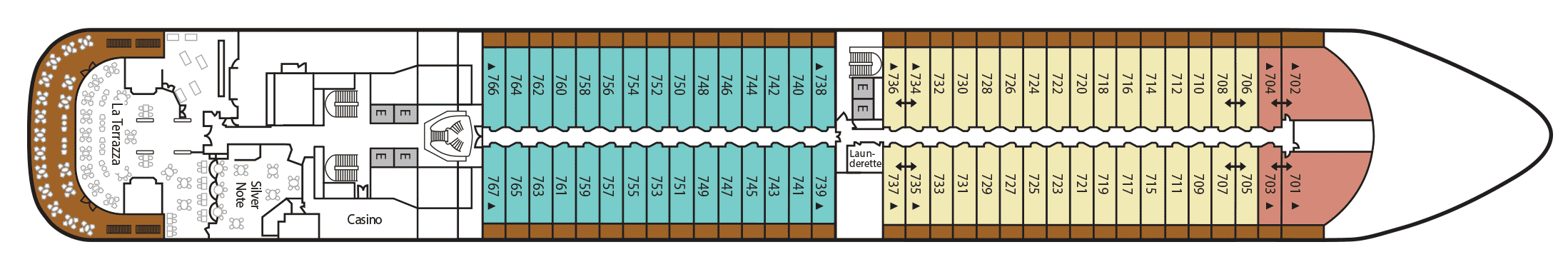 Deckplan Deck 7 – Silver Muse