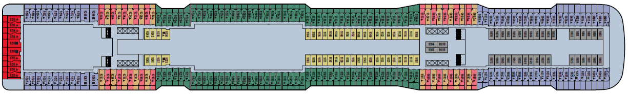 Deckplan Deck 9 – Norwegian Epic