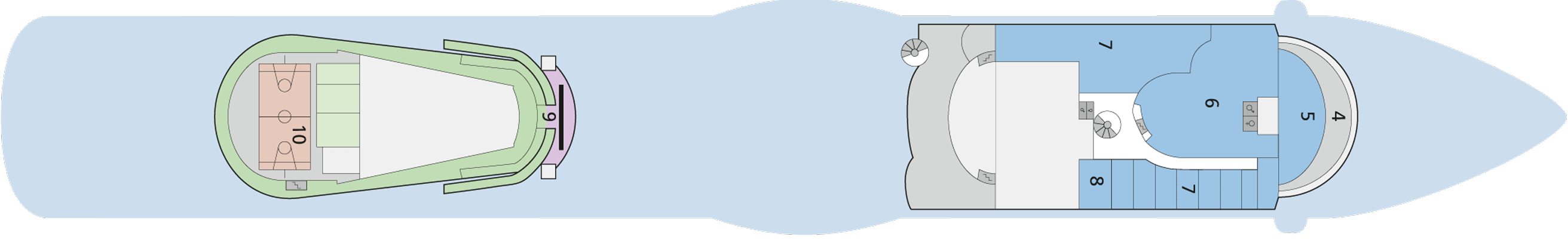 Deckplan Deck 14 – AIDAmar