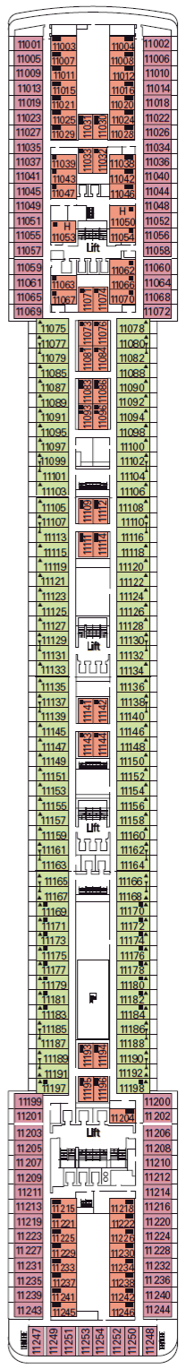 Deckplan Dannunzio – MSC Poesia