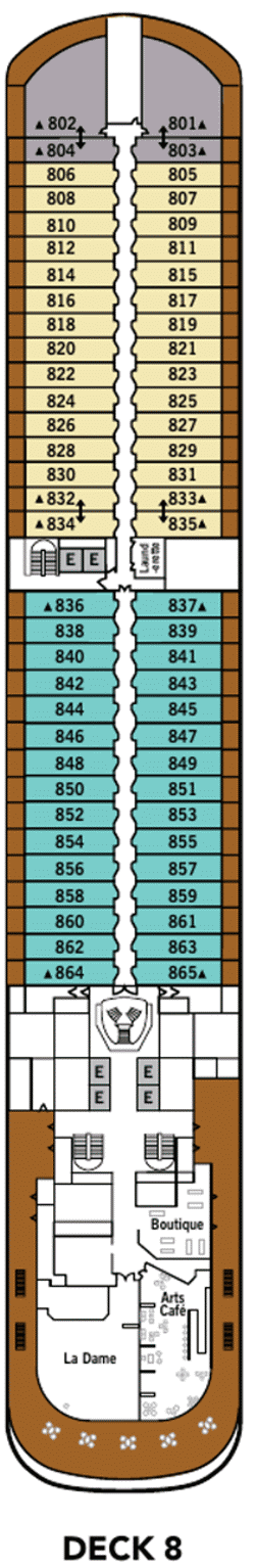Deckplan Deck 8 – Silver Dawn