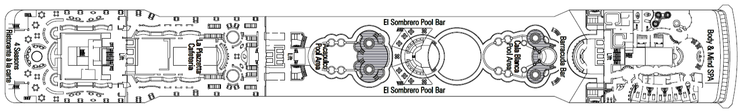 Deckplan Mandolino – MSC Orchestra